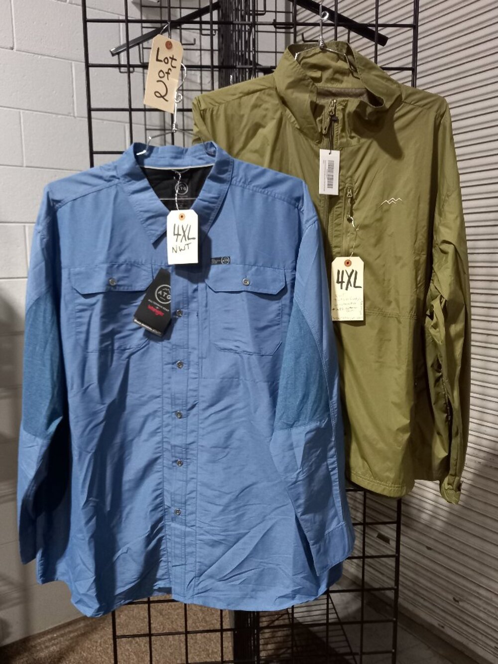 Men's Windbreaker Jacket + Trail Shirt | 4XL